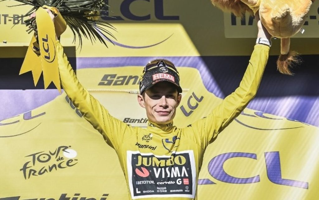 Jjonas Vingegaard líder general del Tour de Francia