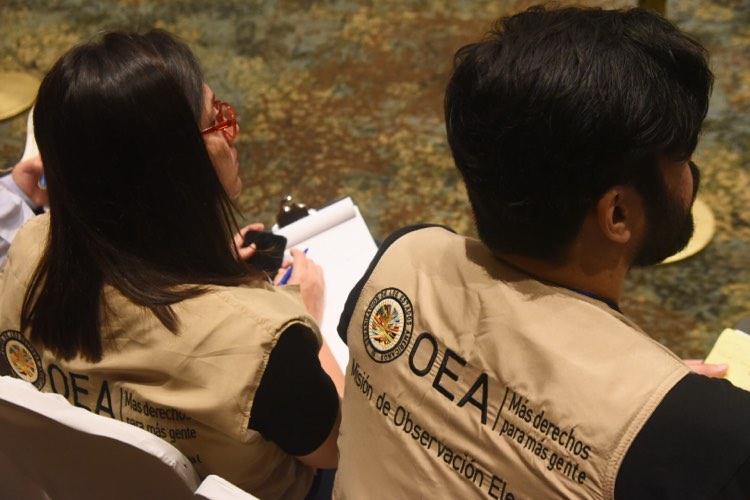 misión de observación electoral de la OEA