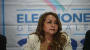 Irma Palencia, presidenta del Tribunal Supremo Electoral - TSE -