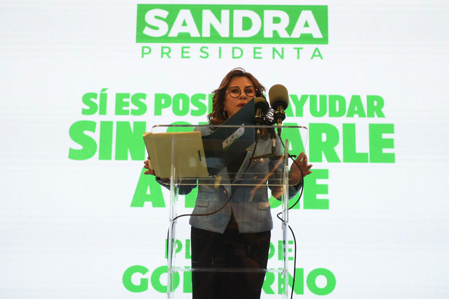 Sandra Torres presentó su plan de trabajo