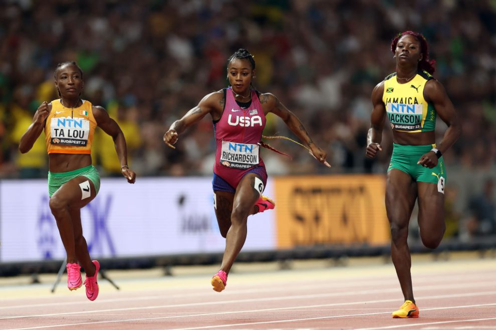 Sha'CarriÂ Richardson gana 100 metros del Mundial de Atletismo