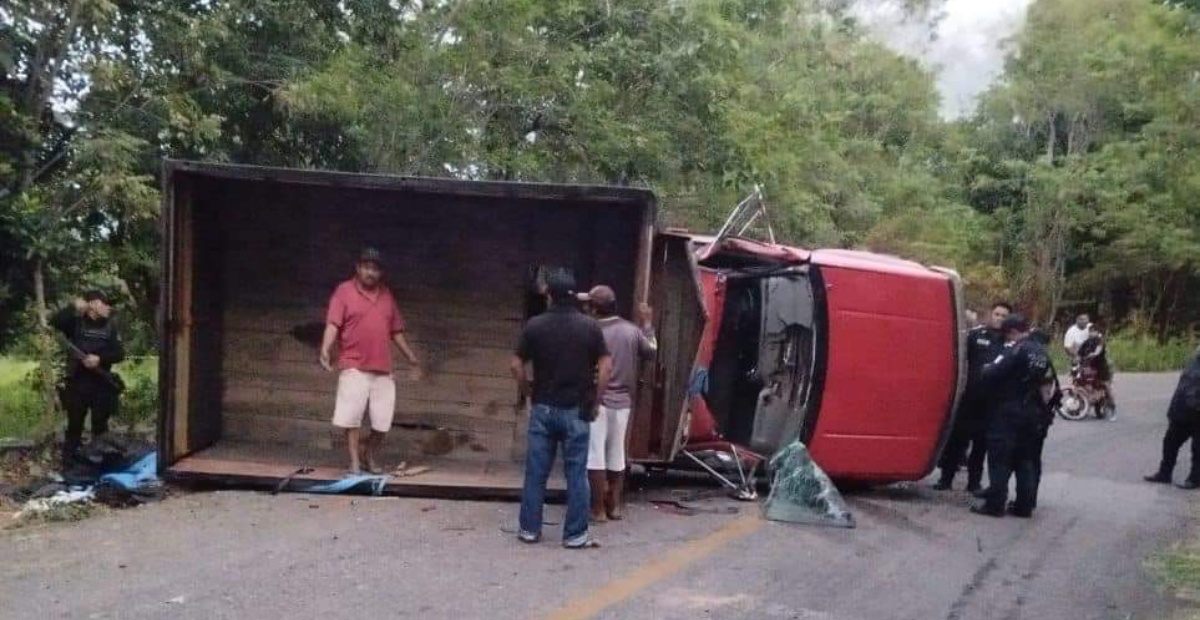 accidente vial de migrantes en México