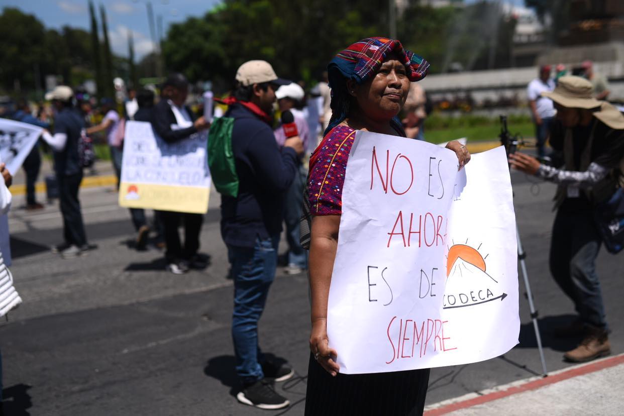 manifestación de Codeca