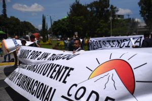 manifestación de Codeca en la capital, 19 de septiembre 2023