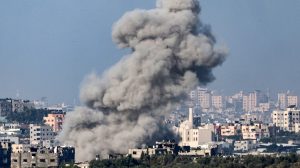 Bombardeos en la Franja de Gaza