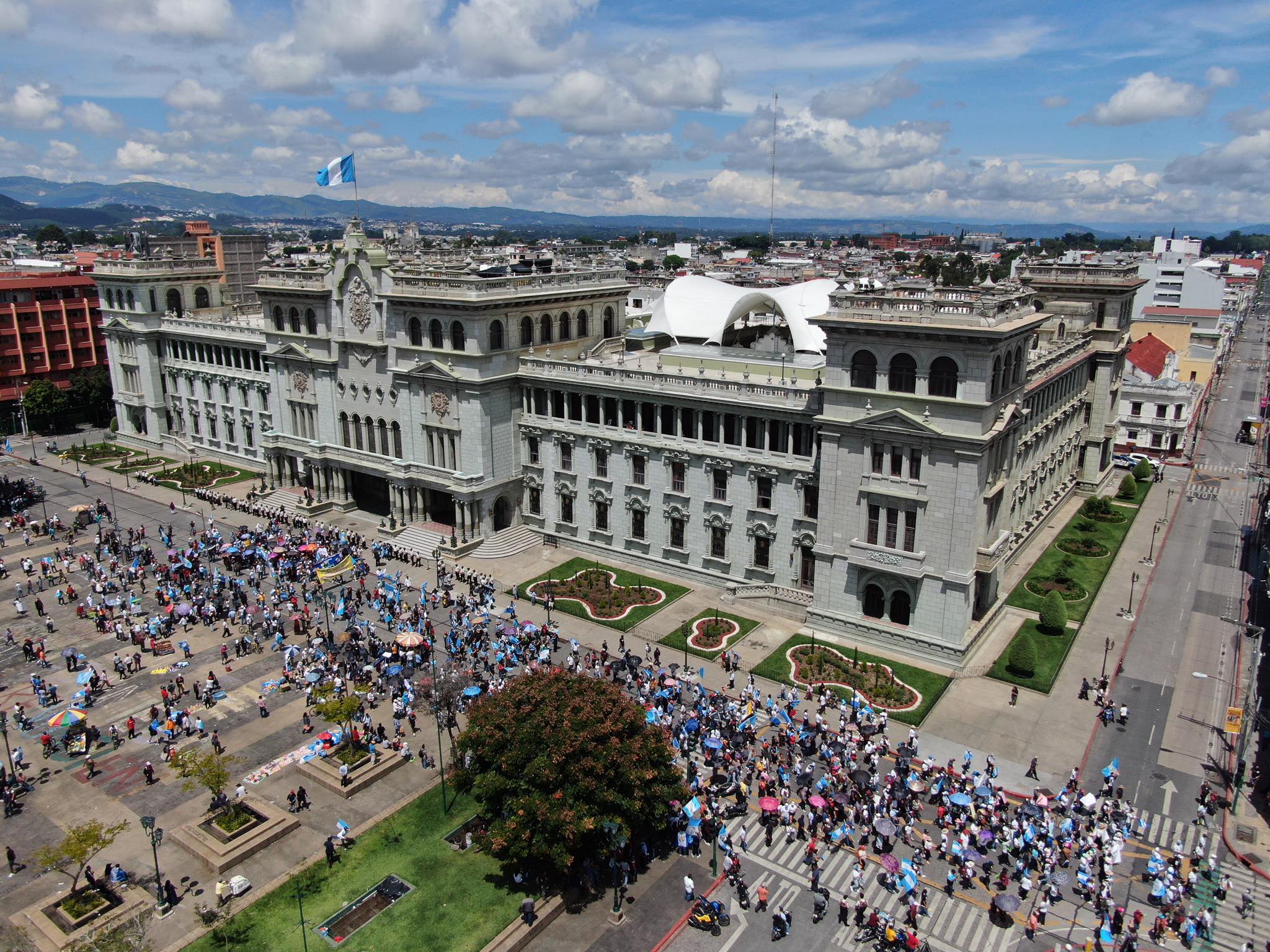 manifestación de vendedores de mercados en la capital