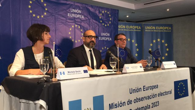 Misión de Observación de la Unión Europea presenta informe de elecciones en Guatemala