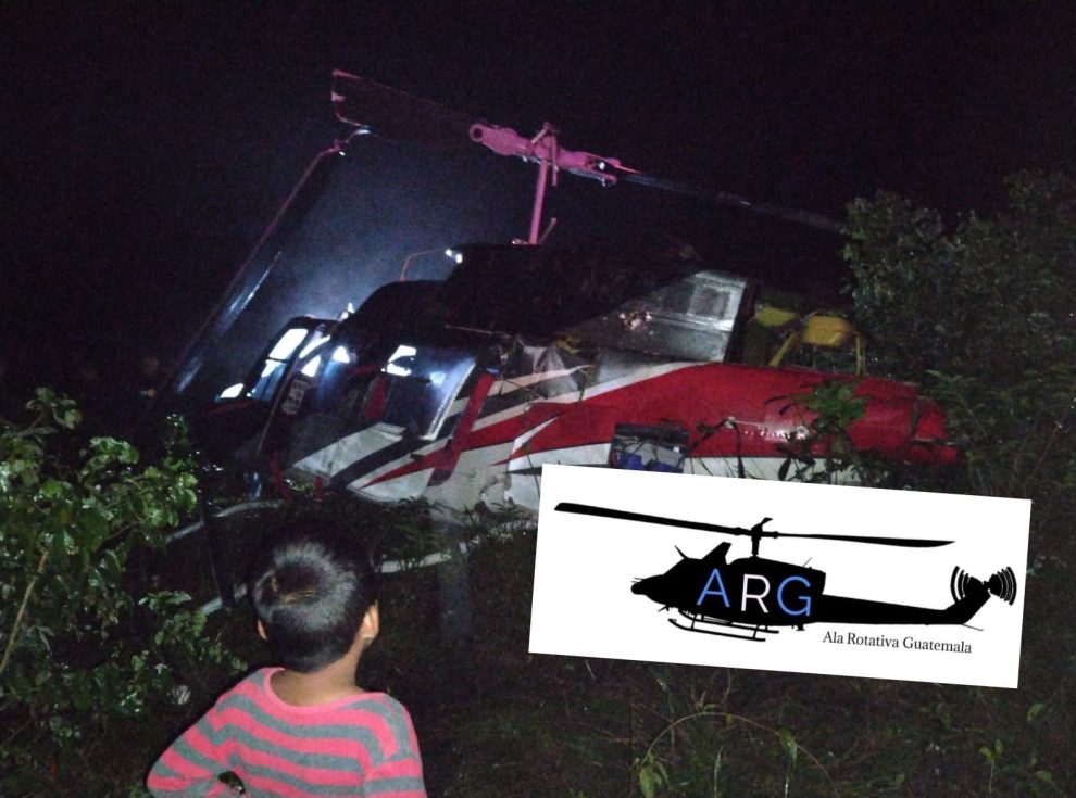Accidente aéreo deja seis heridos en Petén
