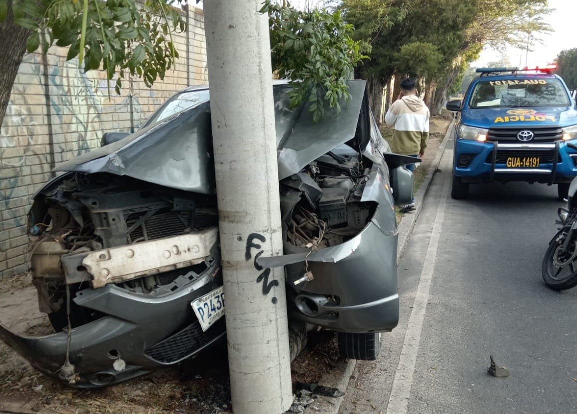 accidente de tránsito en zona 12