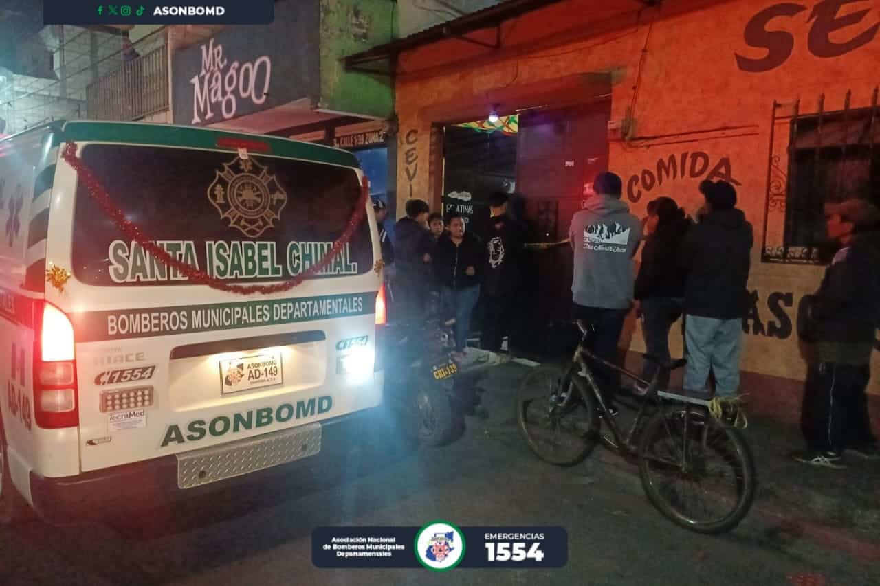 Pareja de esposos es atacada a balazos en Chimaltenango