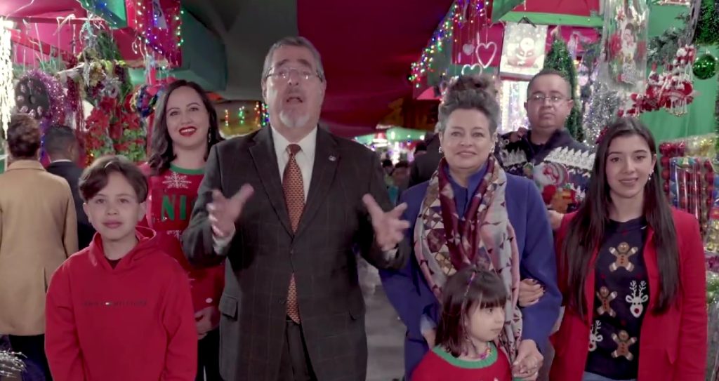 presidente electo, Bernardo Arévalo, envía saludo navideño