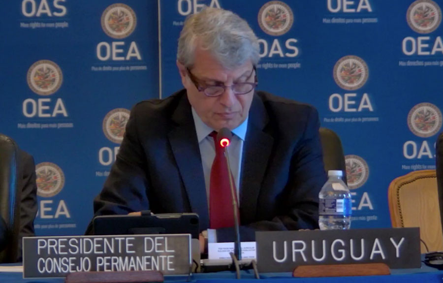 Washington Abdala, representante de Uruguay ante la OEA