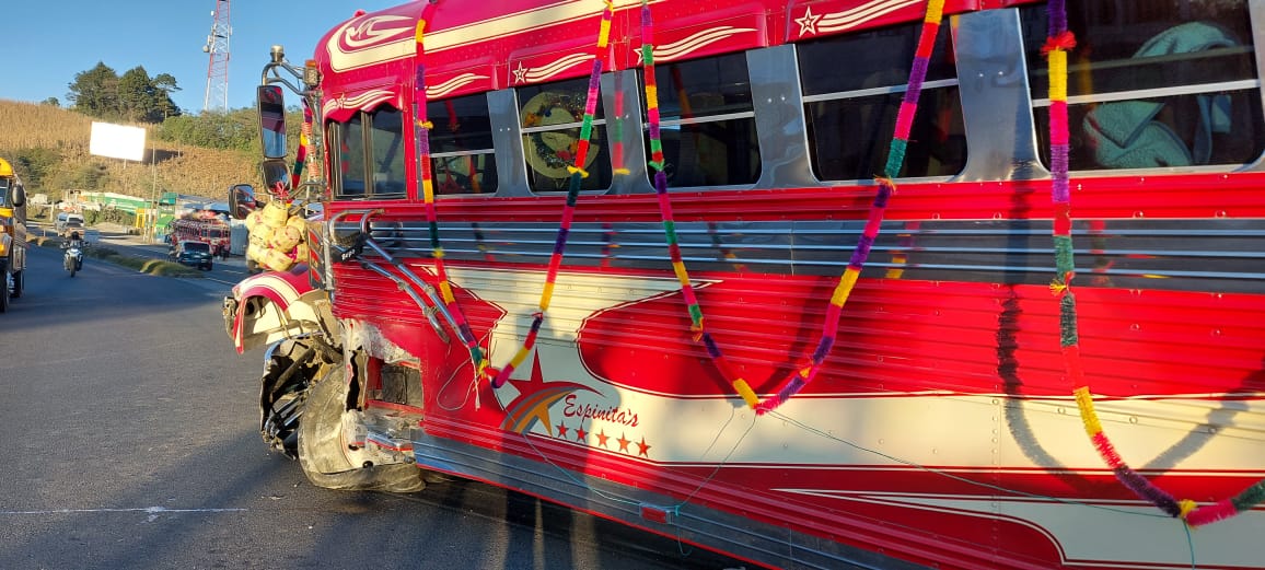 accidente de bus en ruta Interamericana