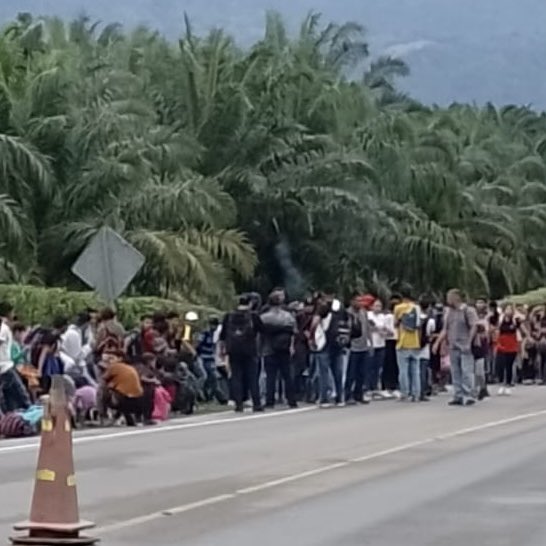 caravana de migrantes se desintegra en Guatemala