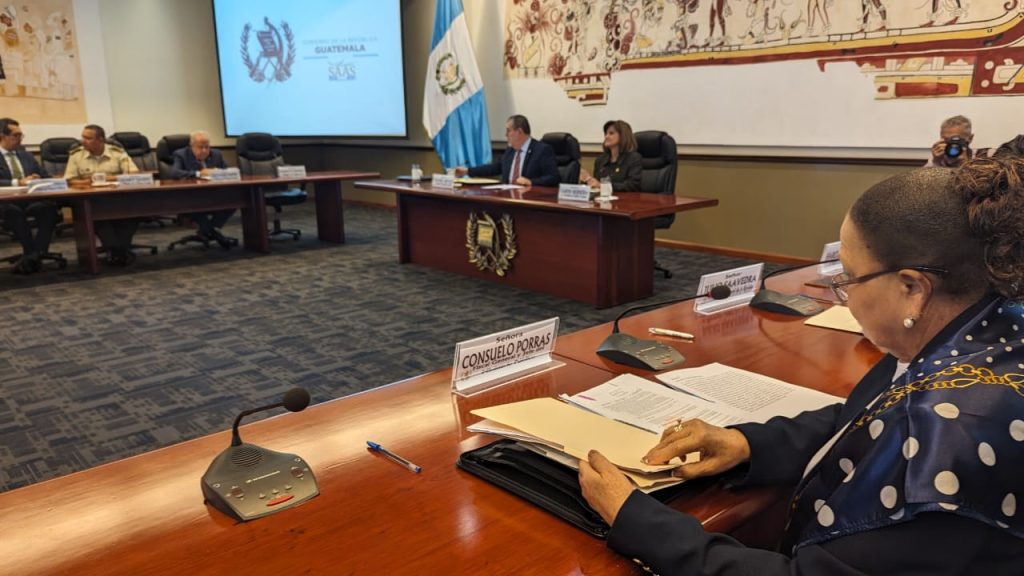 fiscal general Consuelo Porras participa en reunión de Gabinete de Gobierno