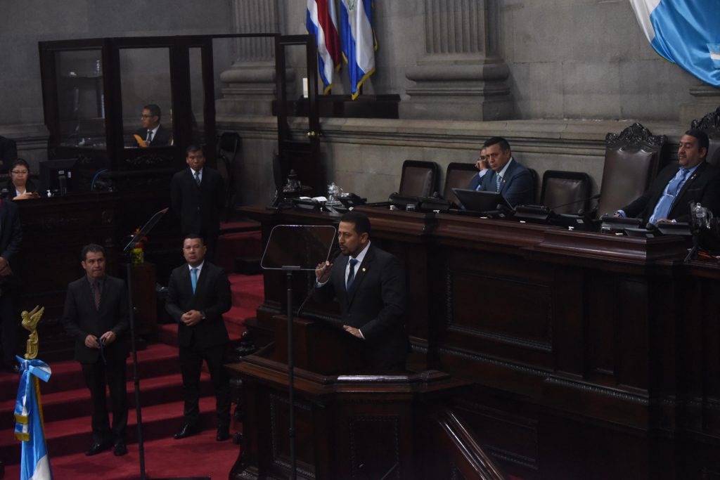 diputado Nery Ramos, presidente de la junta directiva del Congreso 2024-2025