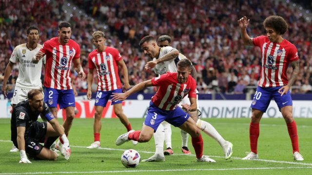 Real Madrid ante Atlético Madrid en el derbi de Madrid