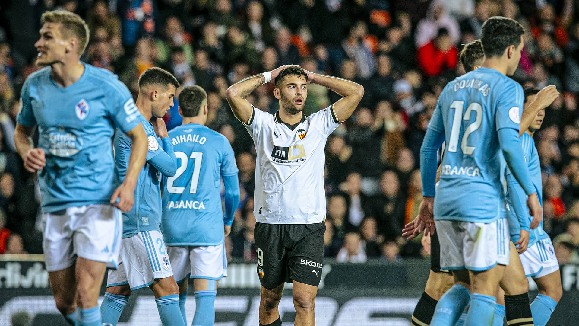 Valencia y Celta de Vigo