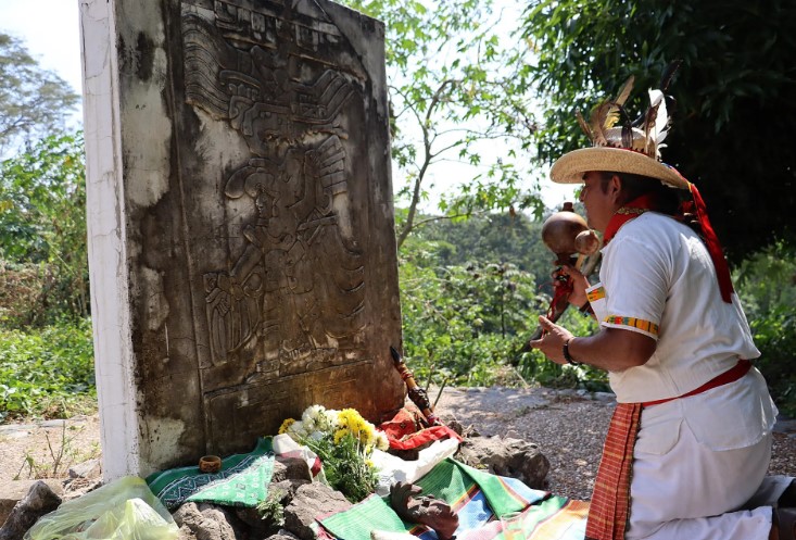 IndÃ­genas Mayas piden en ritual sagrado el fin de la ola de violencia en el sur de MÃ©xico