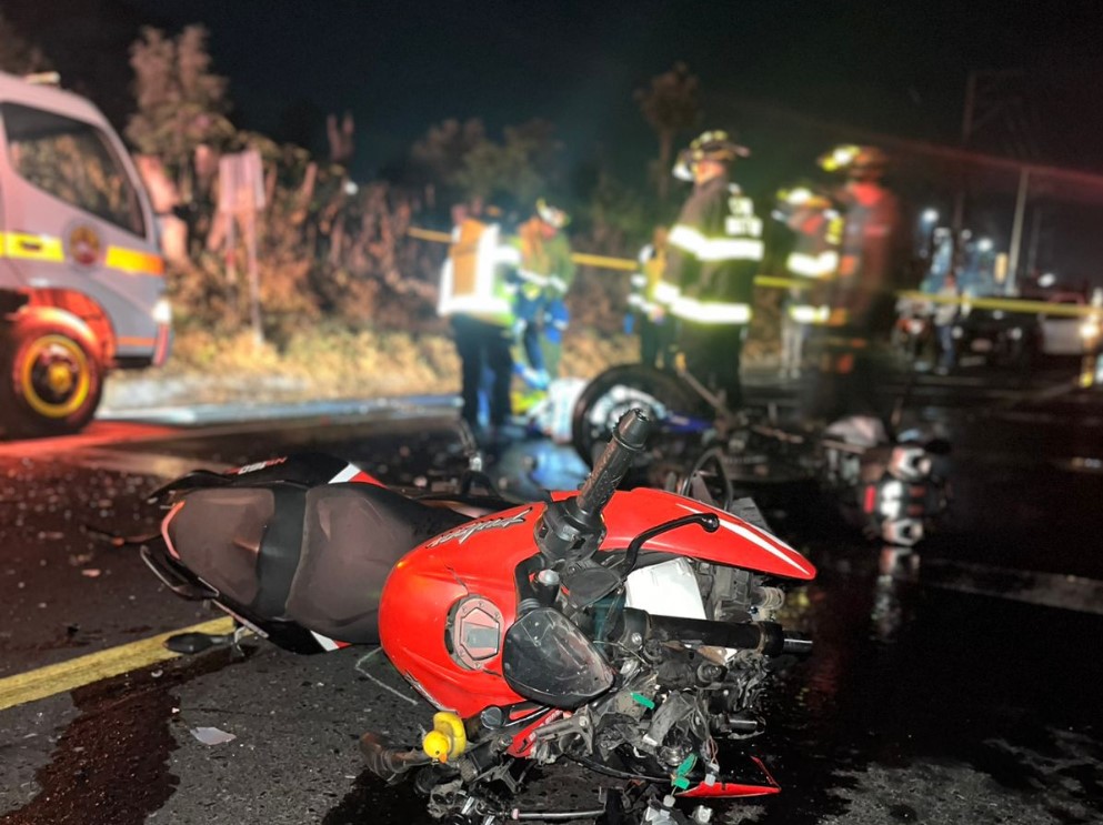 Dos muertos tras accidente de motocicletas en RN-14