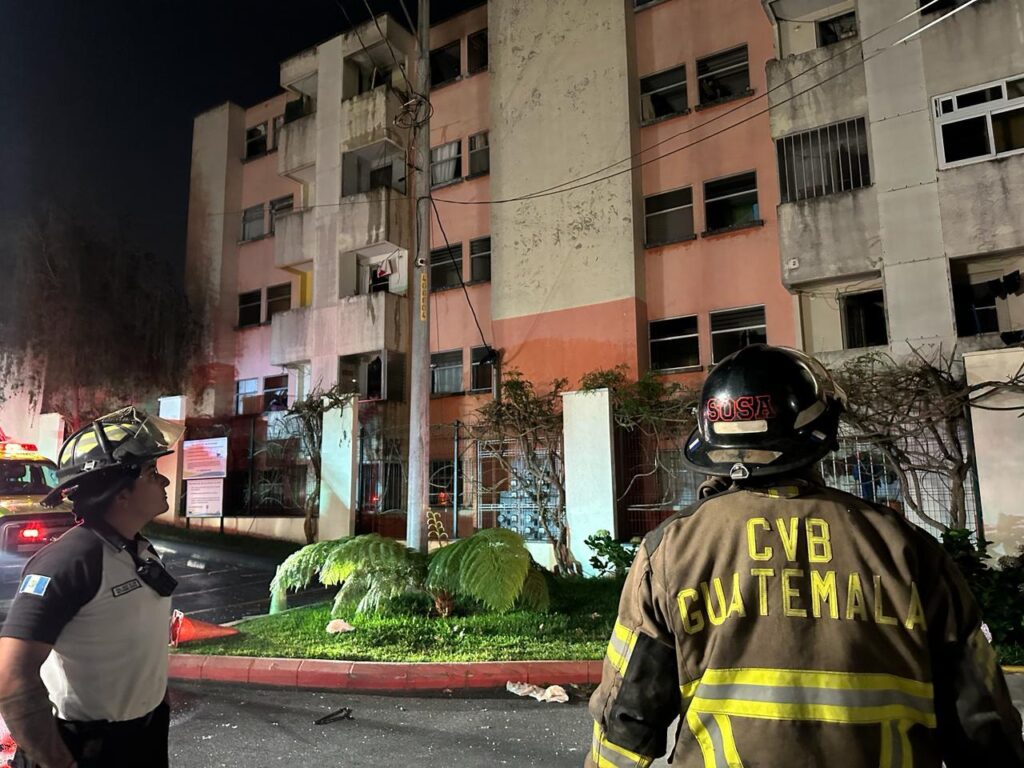 Se registra explosión en complejo de apartamentos en zona 18