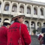 plantón por inicio de juicio contra general retirado Manuel Benedicto Lucas García