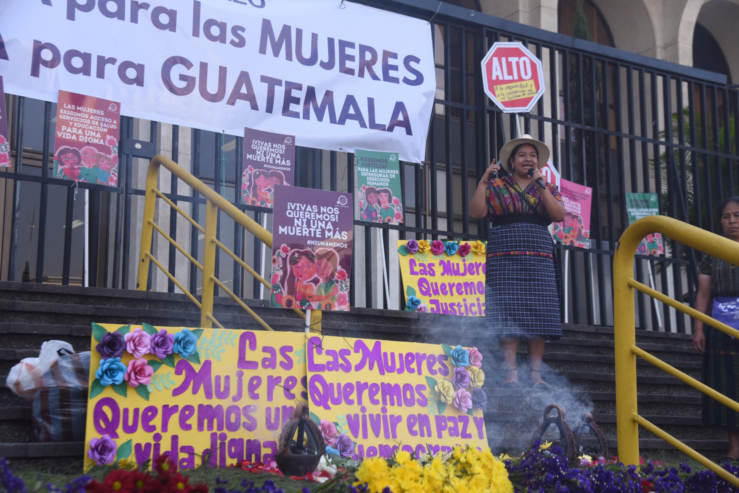 actividades por el Día de la Mujer, 8 de marzo, Guatemala
