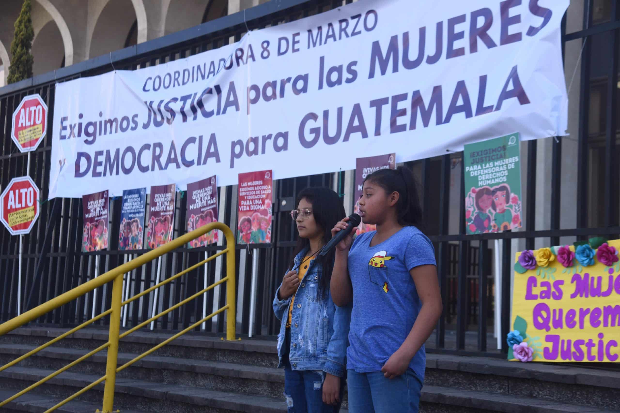 actividades por el Día de la Mujer, 8 de marzo, Guatemala