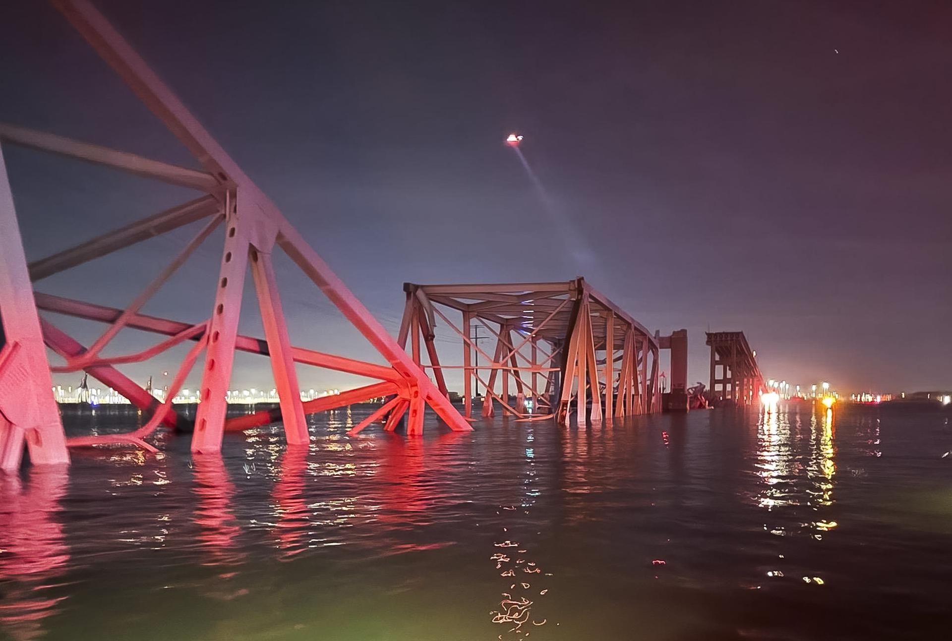 derrumbe de puente en Baltimore, Estados Unidos