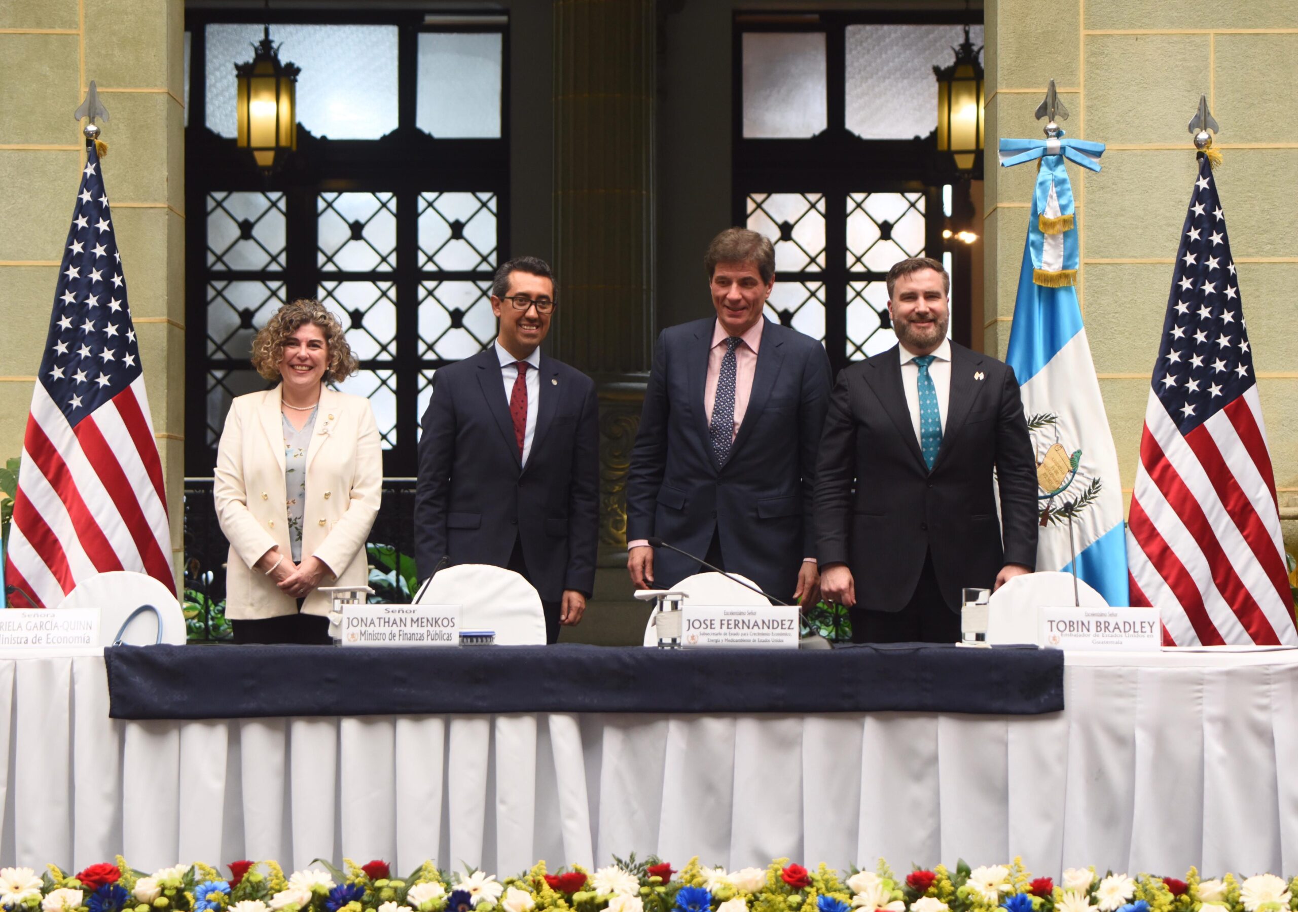 Funcionarios de Guatemala y Estados Unidos sostienen diálogo económico de alto nivel