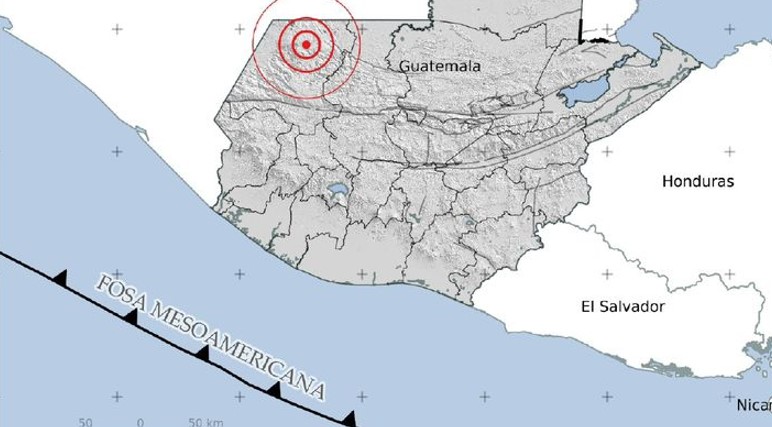 sismo en Guatemala el 27 de marzo