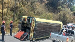 accidente en San José Poaquil, Chimaltenango