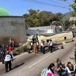 Accidente de bus extraurbano en Km.19.5 de ruta Interamericana