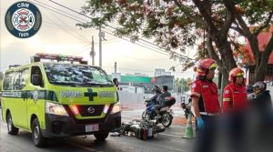 Muere motorista tras accidente en colonia Mariscal, zona 11