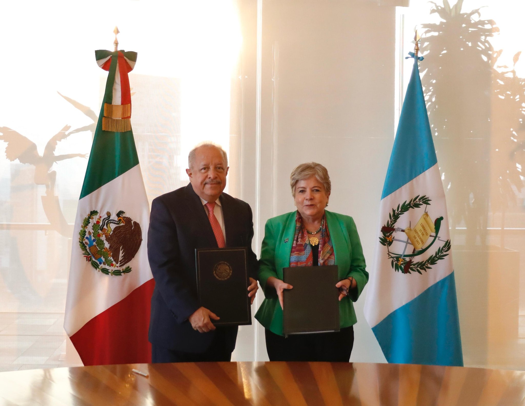 reunión de cancilleres de Guatemala y México