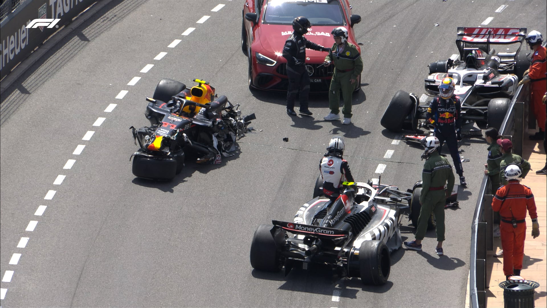 Checo Pérez Sufre Impactante Accidente En El Gp De Mónaco 7496