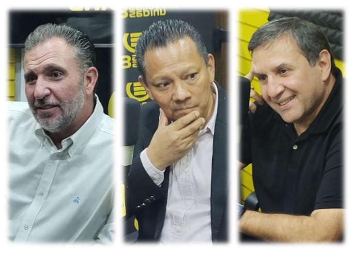 excandidatos presidenciales, Roberto Arzú, Alejandro Castillo, Hugo Peña