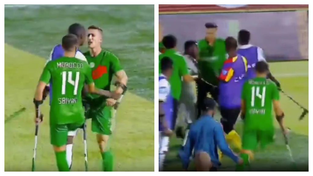 Batalla campal en final de Copa Africana de naciones para Amputados