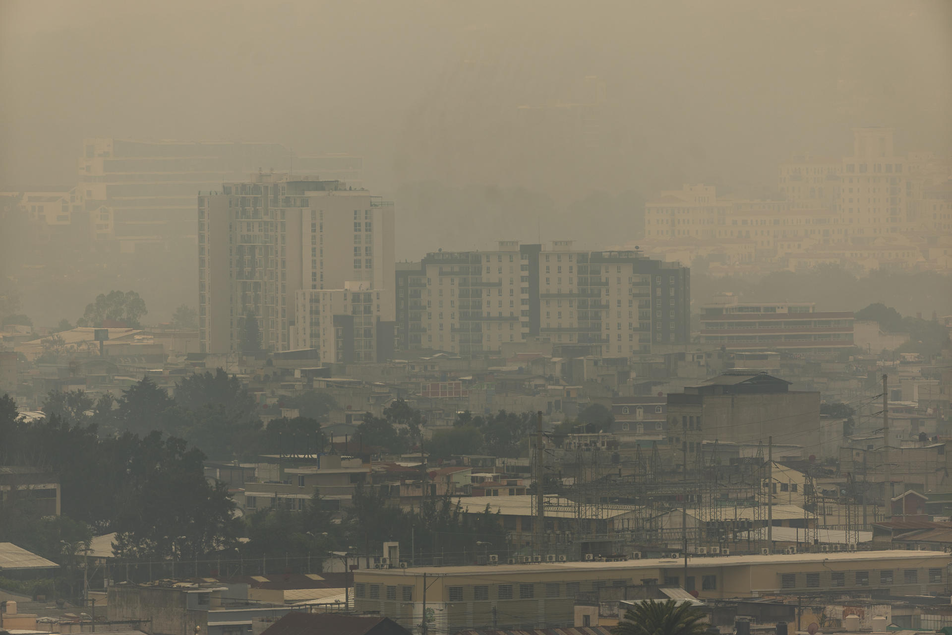 calidad del aire afectada por contaminación derivada de humo de incendios