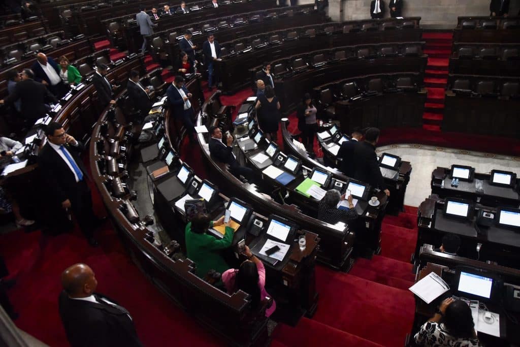 sesión en el Congreso de la República