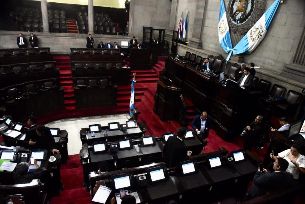 sesión en el Congreso de la República