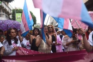 Marcha contra discriminación por orientación sexual