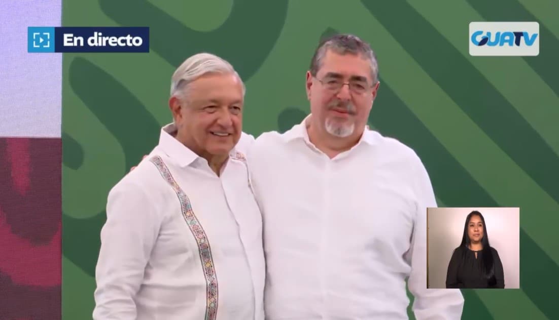 presidentes de Guatemala y México