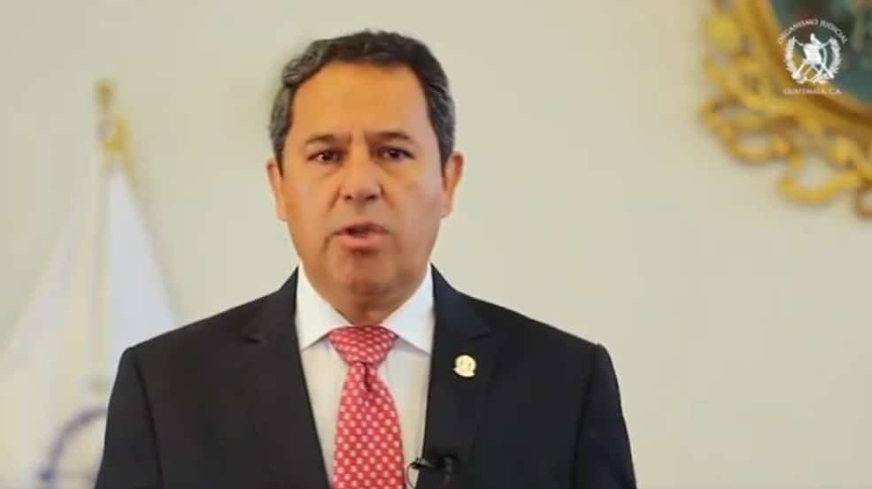 presidente del Organismo Judicial y CSJ, Oscar Cruz