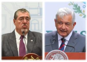 presidentes de Guatemala y México