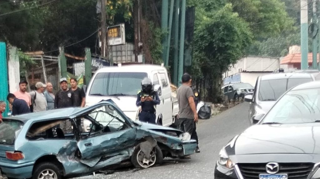 accidente en Km. 17 de ruta Interamericana