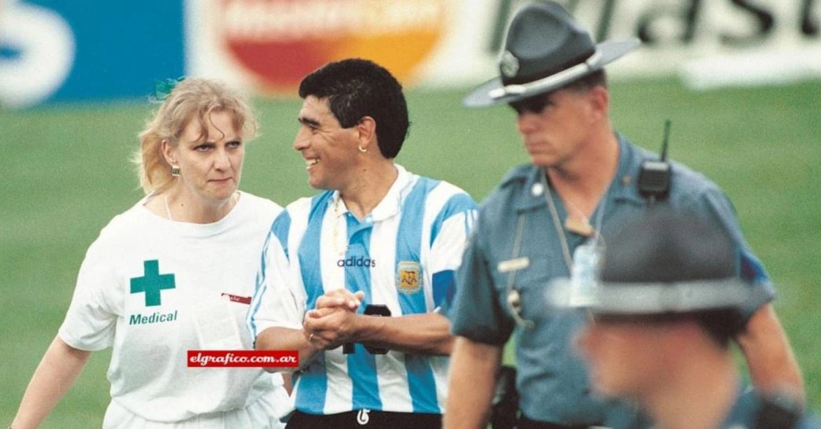 Diego Maradona con Argentina
