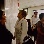 exmagistrada Blanca Stalling en audiencia contra la abogada Claudia González