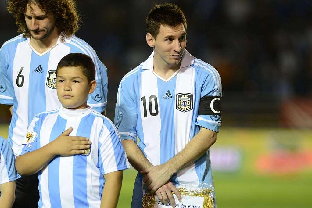 Guatemala y Argentina de Lionel Messi