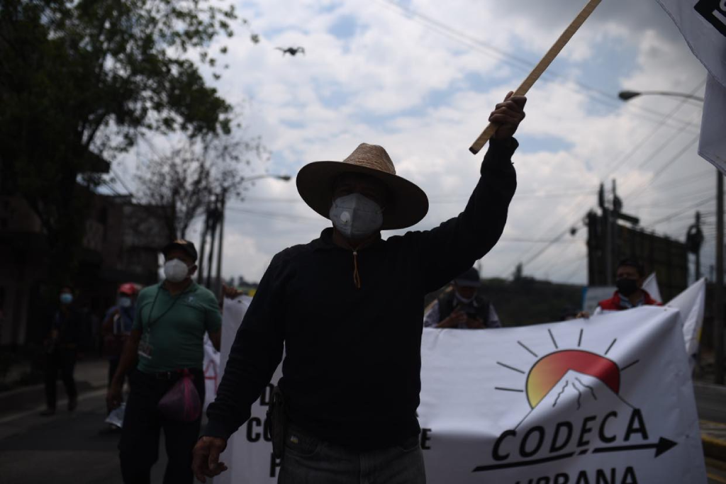 manifestación de Codeca